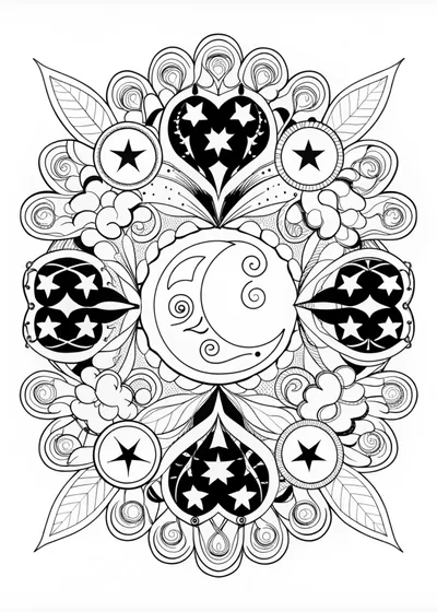Moonlit Mandala Dreams