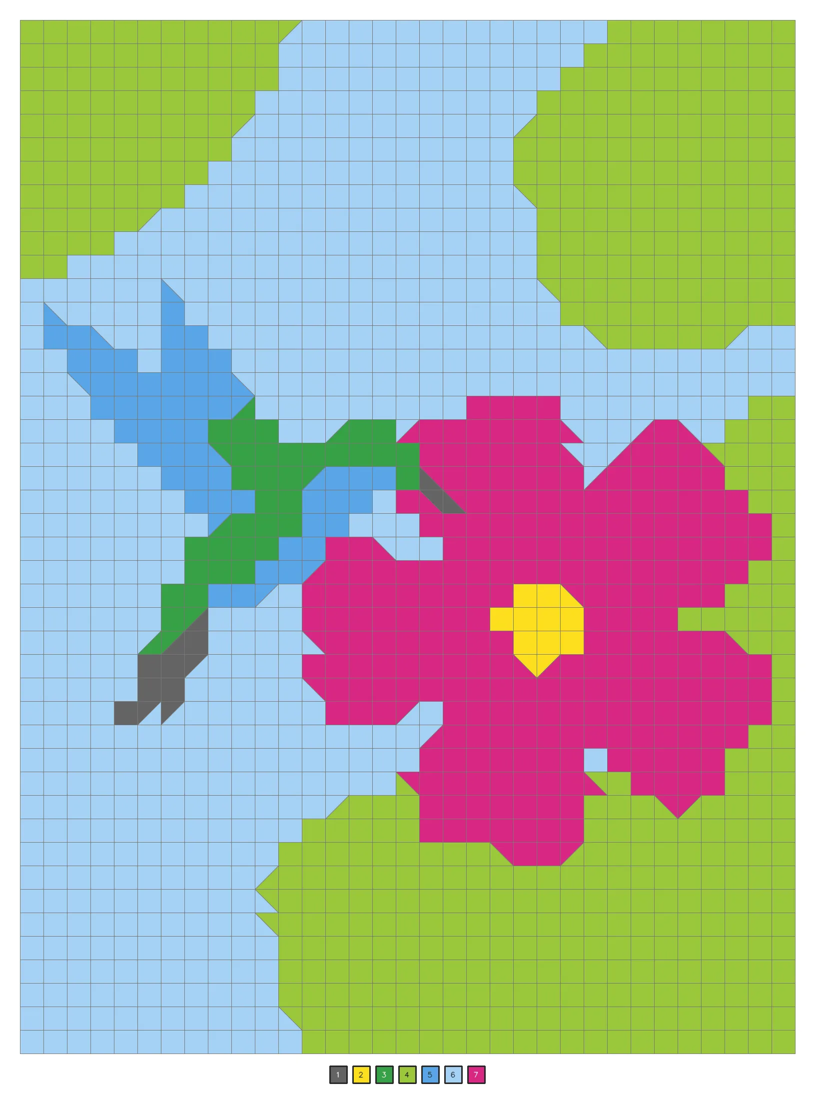 Answer key: a hummingbird at a pink flower
