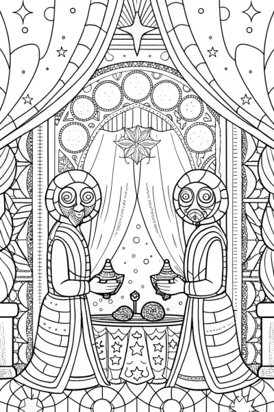 Rainbow Friends cosmic tea ceremony