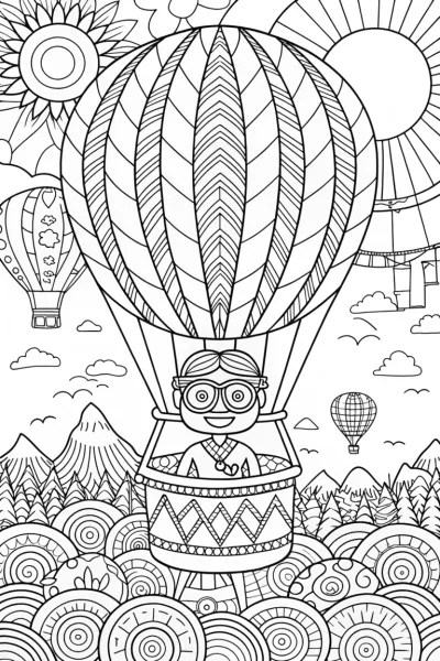 Blippi’s Colorful Hot Air Balloon Adventure