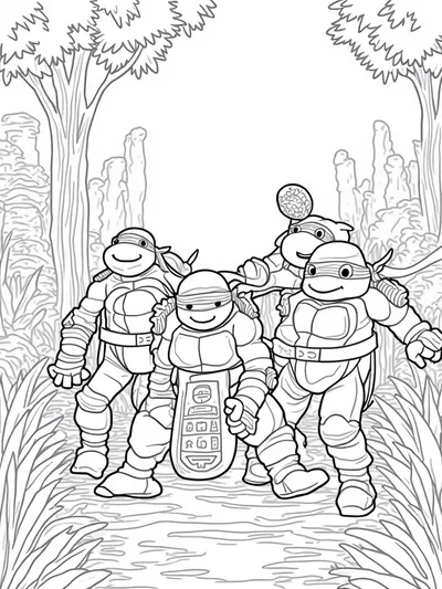 Teenage Mutant Ninja Turtles treasure hunt