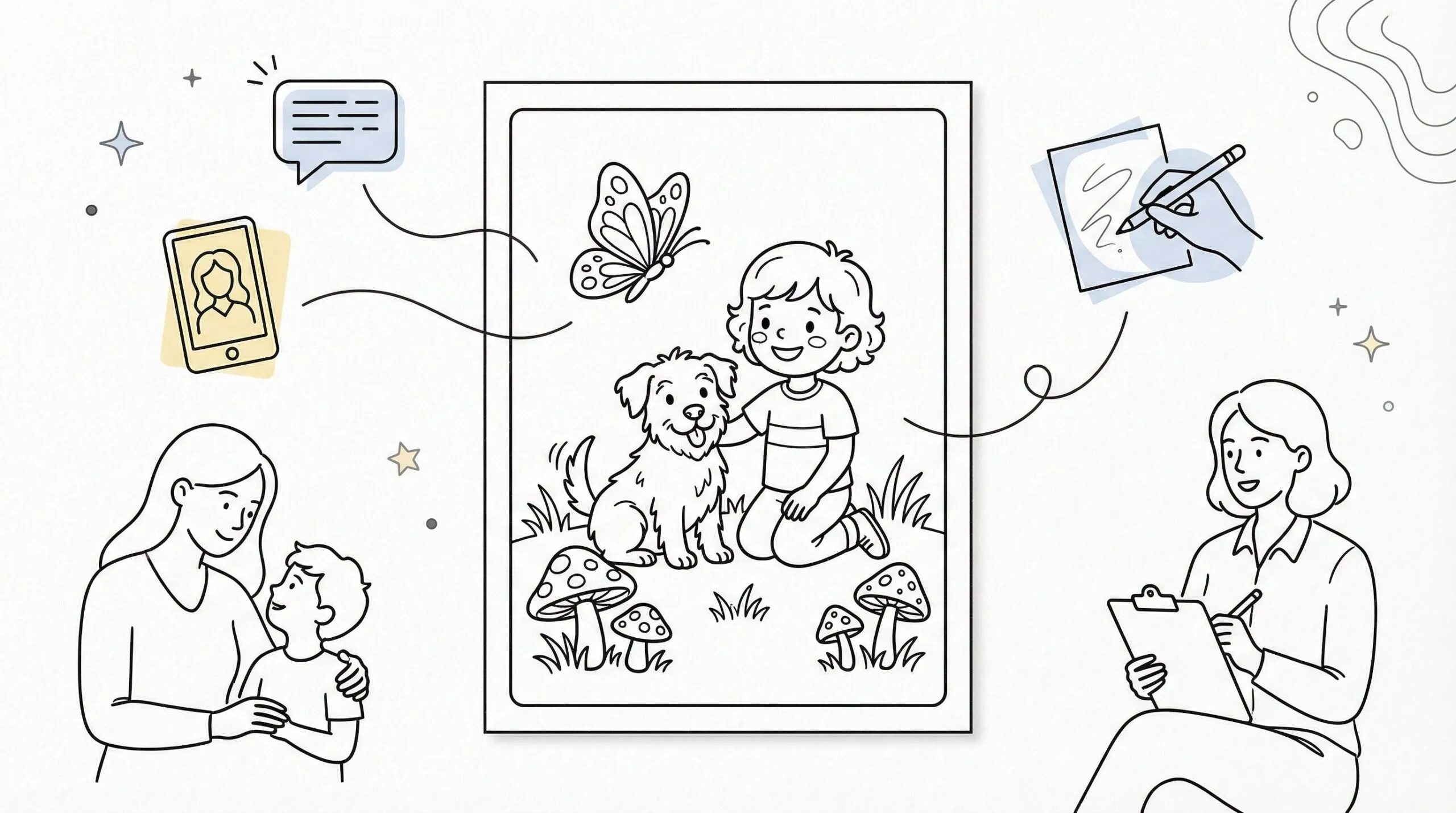 A coloring page of Custom Coloring Pages Made Simple: How To Create Printable Designs For Kids, Classrooms, And Relaxation In 2026