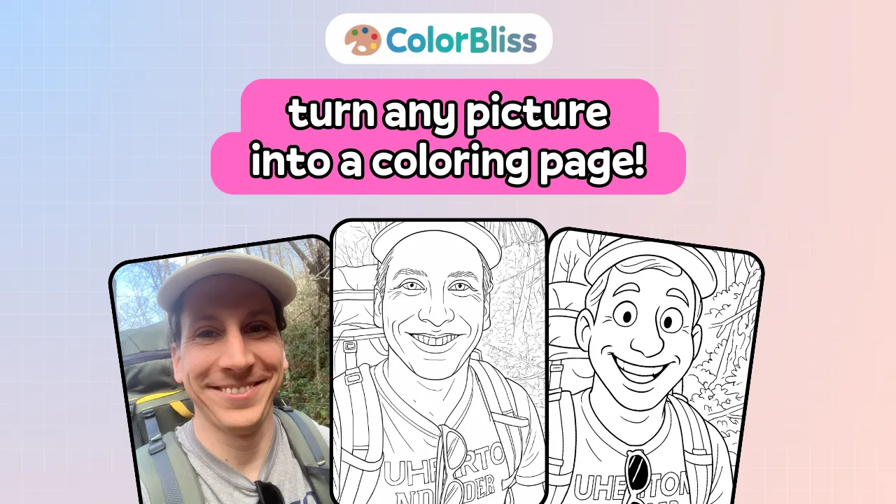 Turn any picture into a coloring page