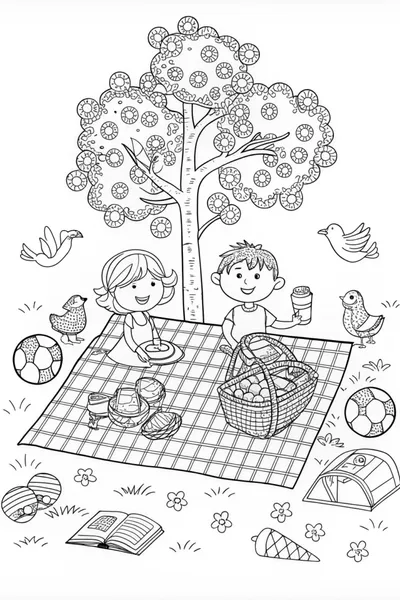Picnic in the Sunny Park