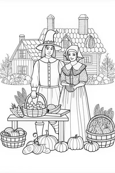 Pilgrims Welcoming Thanksgiving Traditions