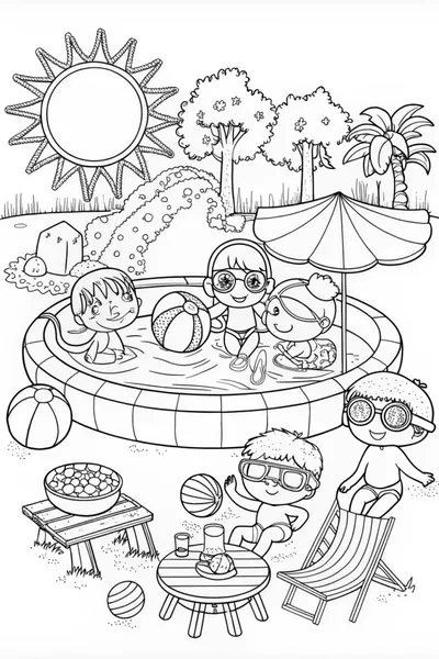 Pool Party Fun for Kids!
