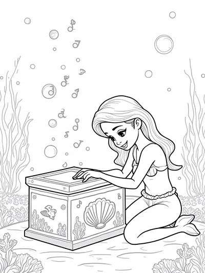 Little mermaid music box adventure