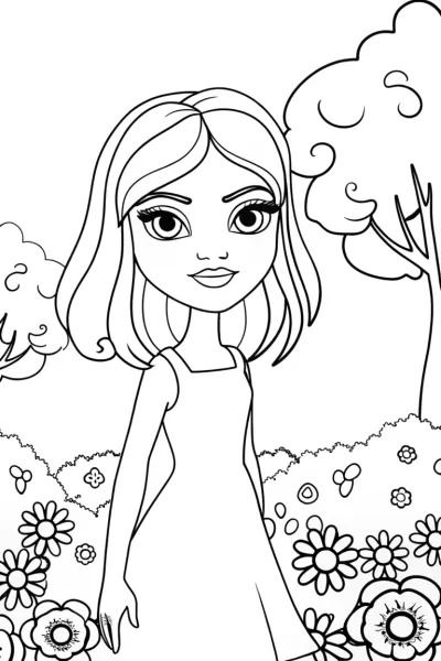 ZARA in a magical garden