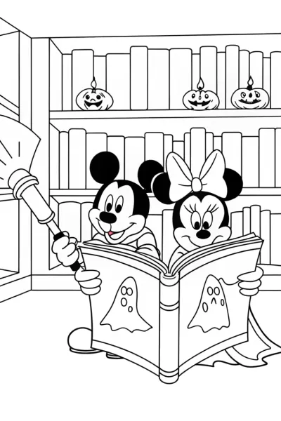 Mickey and Minnie’s Enchanted Halloween Librarium