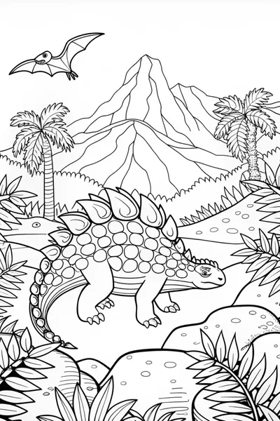 Spiky Ankylosaurus Adventure
