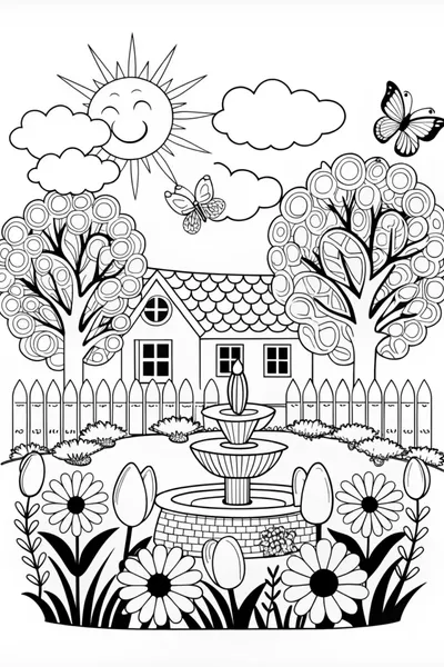 Spring Bloom Coloring Extravaganza