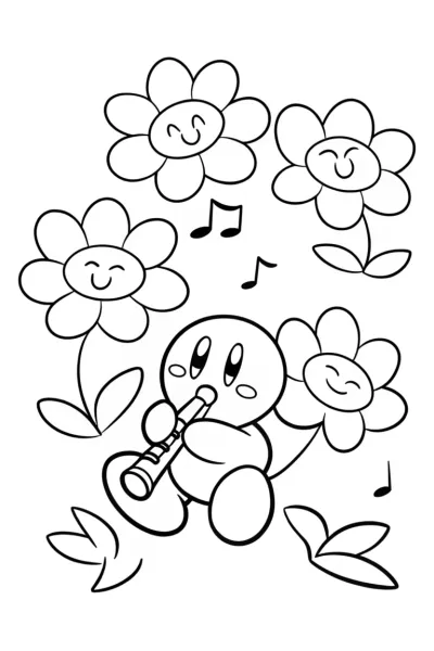 Kirby’s Adventure in the Floating Music Garden