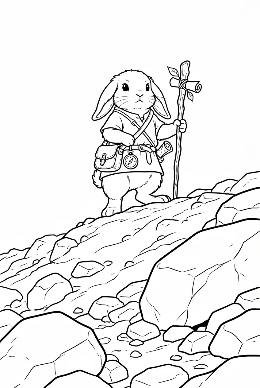 Example coloring page for the Tilt-up angle prompt