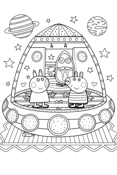 Peppa Pig’s space picnic