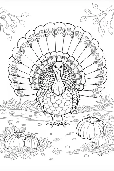 Color Tom the Turkey