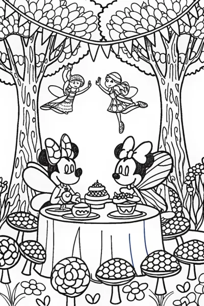 Enchanted Forest Tea Party with Minnie Mouse