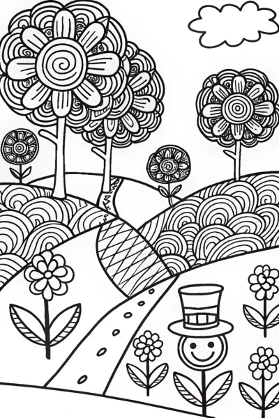 Colorful Flower Festival Parade