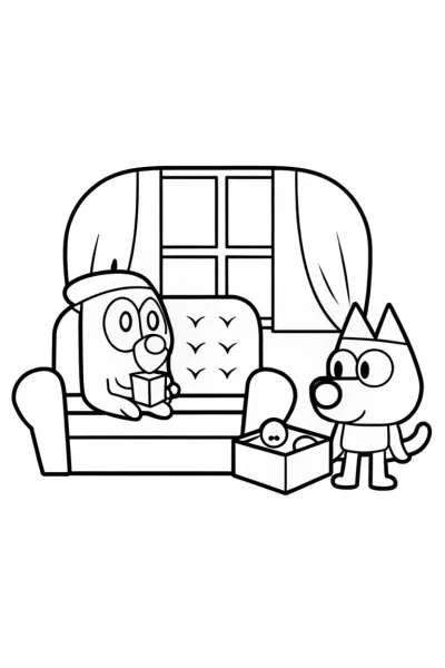 Bluey and Bingo’s music box adventure