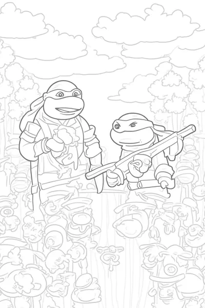 Turtles in a candy kingdom