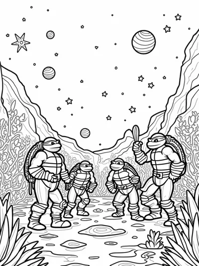 Teenage Mutant Ninja Turtles treasure hunt