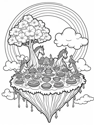 Thanksgiving on a floating island