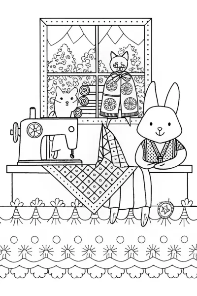 Sewing Dreams with Benny the Bunny and Friends