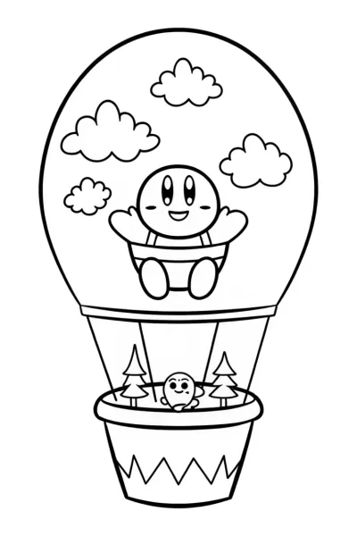 Kirby’s Balloon Adventure in the Sky