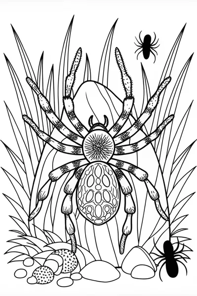 Spider by the Tranquil Lake