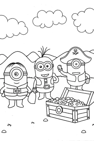 Minions on a Treasure Hunt Adventure!