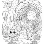 Misha the Fox Explores the Rocky Cave