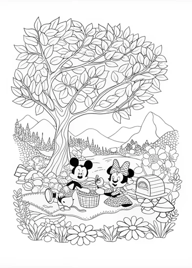 A coloring page of Timon in a Playful Pose Coloring Page