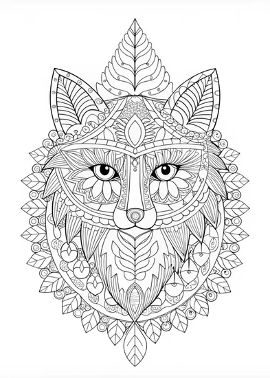 A coloring page of Mythical Capricorn Coloring Page