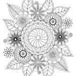 Intricate Floral Mandala Design