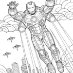 Iron Man Coloring Fun