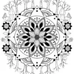 Mandala in the Enchanted Forest