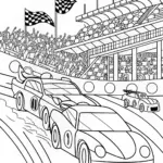 Racecar Rally at the Speed Track