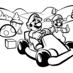 Mushroom Kingdom Race Day with Mario and Luigi!