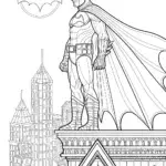 The Dark Knight’s Rooftop Adventure with Batman