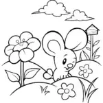 Banban’s Garden Adventure with a Friendly Mouse