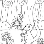 Charmander’s Flower Adventure in a Sunny Meadow