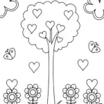 Heart Garden of Dreams: A Whimsical Coloring Adventure