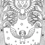 Guardians of the Celestial Forest: The Wise Owls Unite