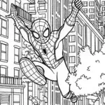 Miles Swinging Through the Cityscape