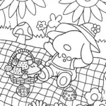 Kawaii Garden Picnic with Cinnamoroll and Friends