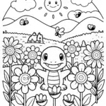 Charmander’s Colorful Garden Adventure Awaits!