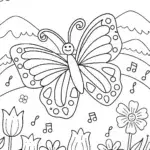 Butterfly Ballet in a Colorful Garden