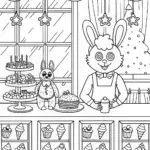 Huggy Wuggy’s Cozy Café Coloring Fun