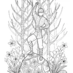 Ninja in Nature’s Embrace: Adventure Awaits