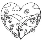 Heartfelt Garden: A Whimsical Love for Nature