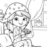 Strawberry Shortcake’s Berry Dream Coloring Page